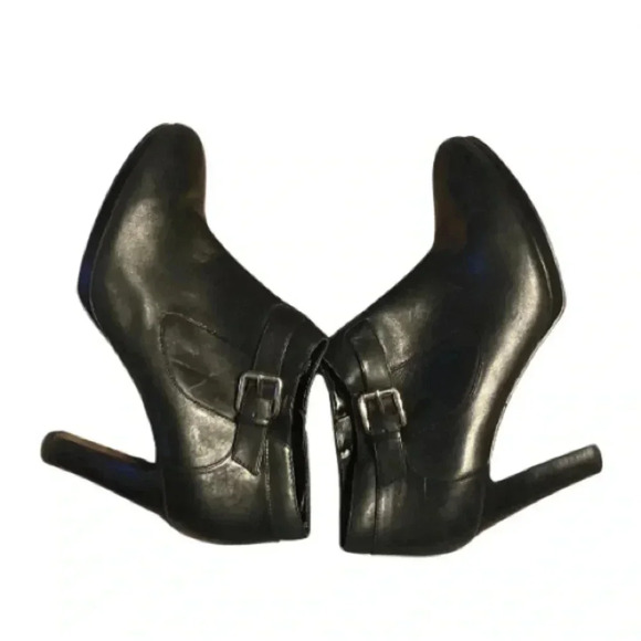 Lauren Ralph Lauren Shoes - LAUREN RALPH LAUREN, MALEAH, Leather Ankle Boots Black